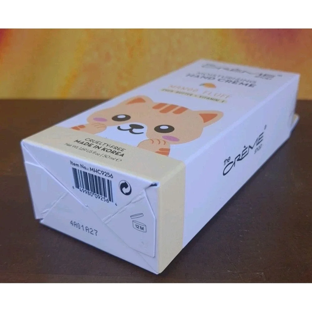 The Creme Shop Mango Fluff‎ Moisturizing Hand Creme Shea Butter Plus Vitamin E